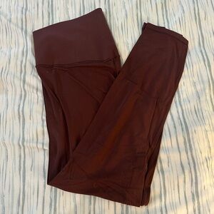 Maroon Leggings